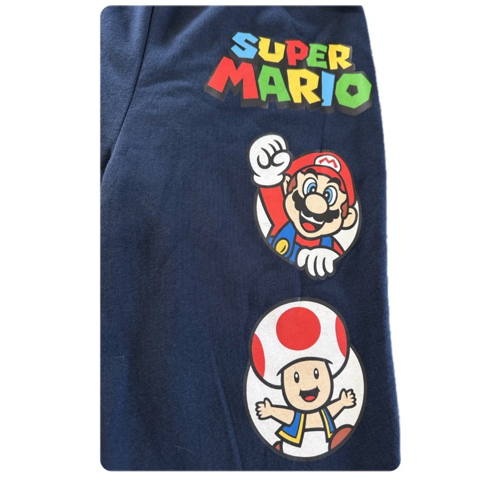 Forever 21 Navy Blue Super Mario Joggers Sweatpants - Picture 2 of 5